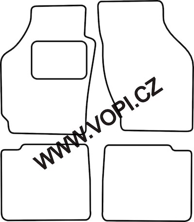 Textil-Autoteppiche Suzuki Alto 1995 - 2002 Royalfit (4501)